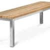 OUTFLEXX Classic Bank, Silber/natur, Edelstahl/recycled FSC-Teak, 200 X 40 X 45 Cm -Gartenladen 21707 3.jpg