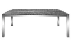 OUTFLEXX Esstisch, Grau, Granit / Edelstahl, 200x100 Cm, 2 Teilige Tischplatte -Gartenladen 21743 10.JPG