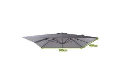 OUTFLEXX Ersatzdach Für Ampelschirme, Anthrazit, Polyester, 300x400cm 9 OUTFLEXX Ersatzdach Für Ampelschirme, Anthrazit, Polyester, 300x400cm -Gartenladen 21758 4.jpg