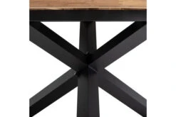 OUTFLEXX Esstisch, Anthrazit Matt, Alu/FSC-Teak, Ø150x75,5cm, Mit Glasinlay -Gartenladen 21780 4.jpg