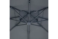 OUTFLEXX Ampelschirm, Anthrazit, Aluminium/Polyester, 300x300cm, Quadratisch -Gartenladen 21787 3.jpg