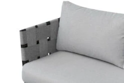 OUTFLEXX Ecklounge, Anthrazit Matt/hellgrau, Alu/Spuncrylic, 3-tlg., Tisch 76x76cm 4-5 Pers -Gartenladen 21793 6.jpg