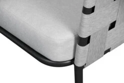 OUTFLEXX Ecklounge, Anthrazit Matt/hellgrau, Alu/Spuncrylic, 3-tlg., Tisch 76x76cm 4-5 Pers -Gartenladen 21793 8.jpg