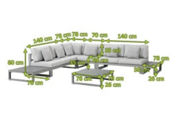 OUTFLEXX Willis Loungemöbel, Hellgrau, Alu/Holzimitat/Polyester, 5-6 Personen, Inkl. 2x Loungetisch, 1x Beistelltisch 11 OUTFLEXX Willis Loungemöbel, Hellgrau, Alu/Holzimitat/Polyester, 5-6 Personen, Inkl. 2x Loungetisch, 1x Beistelltisch -Gartenladen 21820 mass.jpg