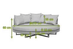 OUTFLEXX Willis Loungebett, Hellgrau, Alu/Polyester, Ø175 X 60cm, Runde Sonneninsel, Inkl. Kissen 9 OUTFLEXX Willis Loungebett, Hellgrau, Alu/Polyester, Ø175 X 60cm, Runde Sonneninsel, Inkl. Kissen -Gartenladen 21822 mass.jpg