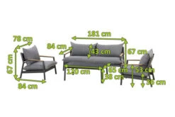 OUTFLEXX Monti Loungemöbel, Dunkelgrau, Alu/Teak/Keramikglas/Polyester, Für 4 Personen, Inkl. Loungetisch -Gartenladen 21823 mass.jpg