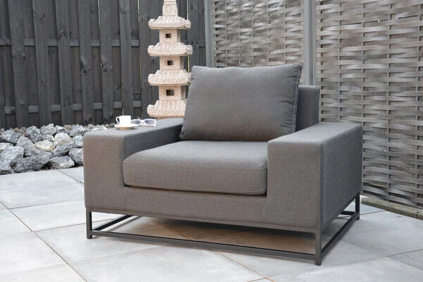 OUTFLEXX June Sessel, Schwarz/sooty, Alu/Sunbrella, 115 X 89 X 72 Cm 4 OUTFLEXX June Sessel, Schwarz/sooty, Alu/Sunbrella, 115 X 89 X 72 Cm – Bild 2