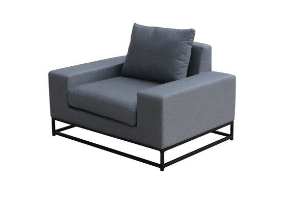 OUTFLEXX June Sessel, Schwarz/sooty, Alu/Sunbrella, 115 X 89 X 72 Cm 3 OUTFLEXX June Sessel, Schwarz/sooty, Alu/Sunbrella, 115 X 89 X 72 Cm