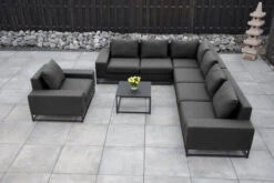 OUTFLEXX June Ecklounge, Schwarz/sooty, Alu/Sunbrella, 6-7 Personen, Inkl. 2 Loungetischen 6 OUTFLEXX June Ecklounge, Schwarz/sooty, Alu/Sunbrella, 6-7 Personen, Inkl. 2 Loungetischen -Gartenladen 21837 1.jpg