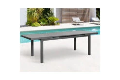 OUTFLEXX Premium Ausziehtisch, Graphit, Aluminium/Glas, 180/240x100cm, Automatischer Ausziehmechanismus -Gartenladen 21877 8.jpg