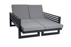 STERN Holly Dining-Bank/Liege, Anthrazit, Aluminium, 216x80x73 Cm, Inkl. Polster Grau Meliert 13 STERN Holly Dining-Bank/Liege, Anthrazit, Aluminium, 216x80x73 Cm, Inkl. Polster Grau Meliert -Gartenladen 21890 3.jpg