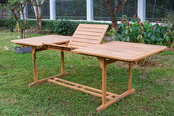 OUTFLEXX Ausziehtisch, Natur, Akazie, 150/200 X 90 Cm, Ausziehfunktion 8 OUTFLEXX Ausziehtisch, Natur, Akazie, 150/200 X 90 Cm, Ausziehfunktion – Bild 6