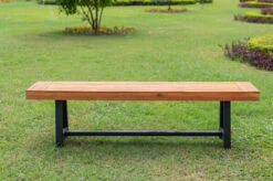 OUTFLEXX Bank, Natur/schwarz, Akazie, 160 X 36,5 X 45 Cm 13 OUTFLEXX Bank, Natur/schwarz, Akazie, 160 X 36,5 X 45 Cm -Gartenladen 21924 2.jpg