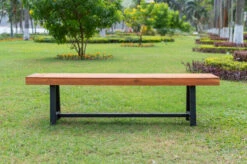 OUTFLEXX Bank, Natur/schwarz, Akazie, 160 X 36,5 X 45 Cm 14 OUTFLEXX Bank, Natur/schwarz, Akazie, 160 X 36,5 X 45 Cm -Gartenladen 21924 3.jpg