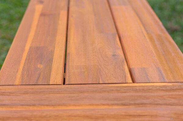 OUTFLEXX Bank, Natur/schwarz, Akazie, 160 X 36,5 X 45 Cm 10 OUTFLEXX Bank, Natur/schwarz, Akazie, 160 X 36,5 X 45 Cm – Bild 8