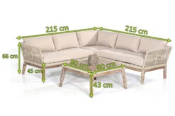 SUNNY SMART Bella Loungemöbel, Sand, Alu/Akazienholz/Polyrope, Inkl. Dekokissen, Inkl. Polster 7 SUNNY SMART Bella Loungemöbel, Sand, Alu/Akazienholz/Polyrope, Inkl. Dekokissen, Inkl. Polster -Gartenladen 21968 3.jpg