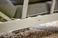 SIENA GARDEN Avenia Dining-Bank/Liege, Matt Weiß-grau/stone Grey, Aluminium, 73x195x70 Cm, Inkl. Sitz-und Rückenkissen -Gartenladen 21999 4.jpg