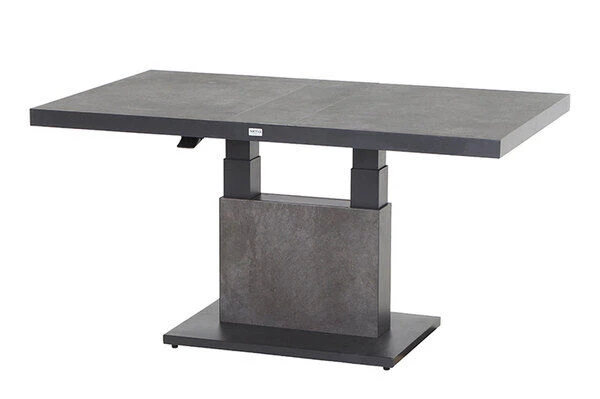 SIENA GARDEN Bellani Lifttisch, Matt Anthrazit/dunkelgrau, Alu/Keramik, 140x85x50-72 Cm, Stufenlos Verstellbar 6 SIENA GARDEN Bellani Lifttisch, Matt Anthrazit/dunkelgrau, Alu/Keramik, 140x85x50-72 Cm, Stufenlos Verstellbar – Bild 4