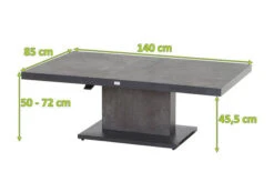 SIENA GARDEN Bellani Lifttisch, Matt Anthrazit/dunkelgrau, Alu/Keramik, 140x85x50-72 Cm, Stufenlos Verstellbar 13 SIENA GARDEN Bellani Lifttisch, Matt Anthrazit/dunkelgrau, Alu/Keramik, 140x85x50-72 Cm, Stufenlos Verstellbar -Gartenladen 22005 5.jpg