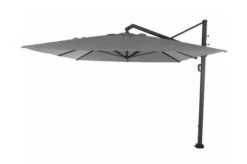 SIENA GARDEN Stratos Ampelschirm, Anthrazit/grau Meliert, Alu/Polyester, 300x400 Cm, UPF 50+, 360° Drehbar, 6-fach Neigbar