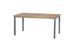 SIENA GARDEN Savina XL/Geneva Esstischgarnitur, Graphit/grau, Alu/Teak/Texfabric, Tisch 160x90 Cm, 6 Multipos. -Gartenladen 22031 3.jpg