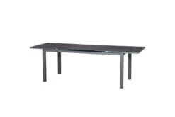 SIENA GARDEN Savona/Miros Esstischgarnitur, Matt Graphit/grau, Alu/Teak/Spraystone/Texfabric, Tisch 180/240x90 Cm, 8 Stapelsessel -Gartenladen 22054 12.jpg