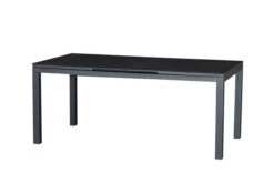 SIENA GARDEN Gomera II/Miros Esstischgarnitur, Matt Graphit/grau, Alu/Teak/Spraystone/Texfabric, Tisch 180/240x90 Cm, 8 Stapelsessel -Gartenladen 22069 3.jpg