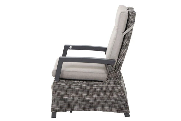 SIENA GARDEN Corido/Bellani Pinie Loungeset, Charcoal/anthrazit/pinie-grau, Alu/Keramik/Gardino®-Geflecht, Lifttisch 160x90 Cm, 6 Relaxsessel 5 SIENA GARDEN Corido/Bellani Pinie Loungeset, Charcoal/anthrazit/pinie-grau, Alu/Keramik/Gardino®-Geflecht, Lifttisch 160x90 Cm, 6 Relaxsessel – Bild 3