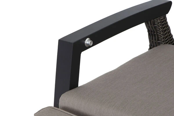 SIENA GARDEN Corido/Bellani Pinie Loungeset, Charcoal/anthrazit/pinie-grau, Alu/Keramik/Gardino®-Geflecht, Lifttisch 160x90 Cm, 6 Relaxsessel 8 SIENA GARDEN Corido/Bellani Pinie Loungeset, Charcoal/anthrazit/pinie-grau, Alu/Keramik/Gardino®-Geflecht, Lifttisch 160x90 Cm, 6 Relaxsessel – Bild 6