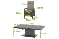 SIENA GARDEN Corido/Bellani Grau Loungeset, Charcoal/anthrazit/grau, Alu/Gardino®-Geflecht, Lifttisch 140x85 Cm, 4 Dining Move Sessel 20 SIENA GARDEN Corido/Bellani Grau Loungeset, Charcoal/anthrazit/grau, Alu/Gardino®-Geflecht, Lifttisch 140x85 Cm, 4 Dining Move Sessel -Gartenladen 22113 5.jpg