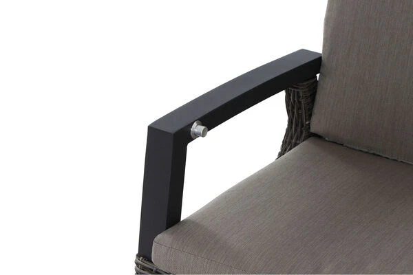 SIENA GARDEN Corido/Bellani Grau Loungeset, Charcoal/anthrazit/grau, Alu/Gardino®-Geflecht, Lifttisch 140x85 Cm, 4 Dining Move Sessel 8 SIENA GARDEN Corido/Bellani Grau Loungeset, Charcoal/anthrazit/grau, Alu/Gardino®-Geflecht, Lifttisch 140x85 Cm, 4 Dining Move Sessel – Bild 6