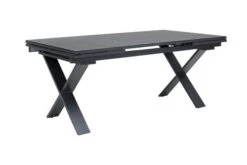 OUTFLEXX Esstischgarnitur, OUTFLEXX® Anthrazit Matt, Alu / Spraystone / Teak, Tisch 180/280x100cm, 6 Multipositionssessel -Gartenladen 22124 8.jpg