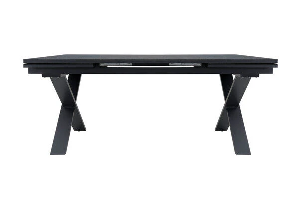 OUTFLEXX Esstischgarnitur, OUTFLEXX® Anthrazit Matt, Alu / Spraystone / Teak, Tisch 180/280x100cm, 4 Stapelsessel, 2 Multipo 13 OUTFLEXX Esstischgarnitur, OUTFLEXX® Anthrazit Matt, Alu / Spraystone / Teak, Tisch 180/280x100cm, 4 Stapelsessel, 2 Multipo – Bild 11