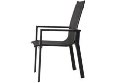 OUTFLEXX Esstischgarnitur, OUTFLEXX® Anthrazit Matt, Alu / Spraystone / Textil, Tisch 180/280x100cm, 8 Stapelsessel, 2 Multipo -Gartenladen 22142 20.jpg