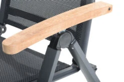 OUTFLEXX Esstischgarnitur, OUTFLEXX® Anthrazit Matt, Alu /HPL / Teak, Tisch 180/280x100cm, 6 Stapelsessel, 2 Multipo -Gartenladen 22153 15.jpg