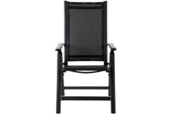 OUTFLEXX Esstischgarnitur, OUTFLEXX® Anthrazit Matt, Alu / HPL / Textil, Tisch 180/280x100cm, 4 Stapelsessel, 2 Multipo -Gartenladen 22161 14.jpg