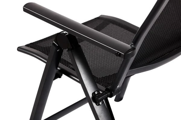 OUTFLEXX Esstischgarnitur, OUTFLEXX® Anthrazit Matt, Alu / Teak / Textil, Ausziehtisch 180/240x100cm, 6 Stapelsessel, 2 Multipo 15 OUTFLEXX Esstischgarnitur, OUTFLEXX® Anthrazit Matt, Alu / Teak / Textil, Ausziehtisch 180/240x100cm, 6 Stapelsessel, 2 Multipo – Bild 13