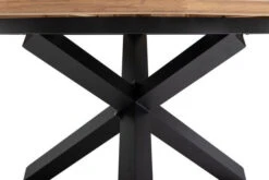 OUTFLEXX Esstischgarnitur, OUTFLEXX® Anthrazit Matt, Alu / Teak / Textil, Esstisch Ø 150 Cm, 5 Stapelstühle -Gartenladen 22201 7.jpg