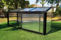 OUTFLEXX Gewächshaus, Schwarz, Alu/Polycarbonat, 186x61x86cm, Pulverbeschichtet -Gartenladen 22271 3.jpg