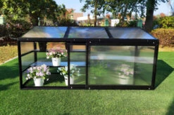 OUTFLEXX Gewächshaus, Schwarz, Alu/Polycarbonat, 186x61x86cm, Pulverbeschichtet -Gartenladen 22271 8.jpg