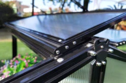 OUTFLEXX Gewächshaus, Schwarz, Alu/Polycarbonat, 120x90x57cm, Pulverbeschichtet -Gartenladen 22272 14.jpg