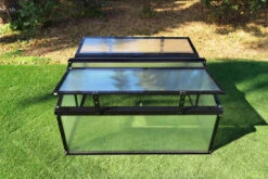 OUTFLEXX Gewächshaus, Schwarz, Alu/Polycarbonat, 120x90x57cm, Pulverbeschichtet -Gartenladen 22272 7.jpg
