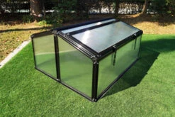 OUTFLEXX Gewächshaus, Schwarz, Alu/Polycarbonat, 120x90x57cm, Pulverbeschichtet -Gartenladen 22272 8.jpg