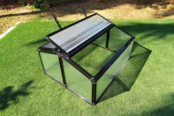 OUTFLEXX Gewächshaus, Schwarz, Alu/Polycarbonat, 120x90x57cm, Pulverbeschichtet -Gartenladen 22272 9.jpg