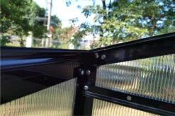 OUTFLEXX Gewächshaus, Schwarz, Alu/Polycarbonat, 111x61x175cm, Pulverbeschichtet 33 OUTFLEXX Gewächshaus, Schwarz, Alu/Polycarbonat, 111x61x175cm, Pulverbeschichtet -Gartenladen 22273 16.jpg