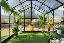 OUTFLEXX Gewächshaus, Schwarz, Alu/Polycarbonat, 372x250x228cm, Pulverbeschichtet 22 OUTFLEXX Gewächshaus, Schwarz, Alu/Polycarbonat, 372x250x228cm, Pulverbeschichtet -Gartenladen 22279 10.jpg