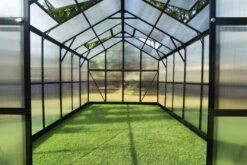 OUTFLEXX Gewächshaus, Schwarz, Alu/Polycarbonat, 372x250x228cm, Pulverbeschichtet 15 OUTFLEXX Gewächshaus, Schwarz, Alu/Polycarbonat, 372x250x228cm, Pulverbeschichtet -Gartenladen 22279 3.jpg