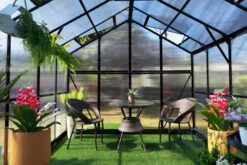 OUTFLEXX Gewächshaus, Schwarz, Alu/Polycarbonat, 433x250x228cm, Pulverbeschichtet -Gartenladen 22280 7.jpg