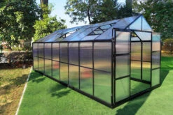 OUTFLEXX Gewächshaus, Schwarz, Alu/Polycarbonat, 494x250x228cm, Pulverbeschichtet -Gartenladen 22281 3.jpg