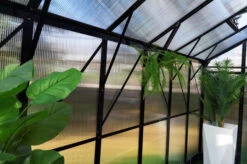 OUTFLEXX Gewächshaus, Schwarz, Alu/Polycarbonat, 381x377x250cm, Pulverbeschichtet -Gartenladen 22282 6.jpg